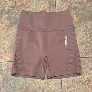Gymshark Women's Athletic Shorts in Brown
